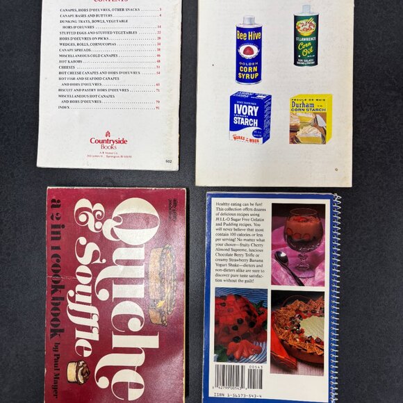 Set of 4 Vintage Cookbooks Various Titles & Ages - Picture 2 of 8